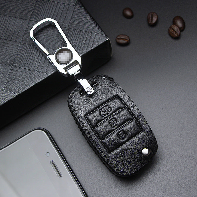 Car Key Genuine Leather Key Case Cover