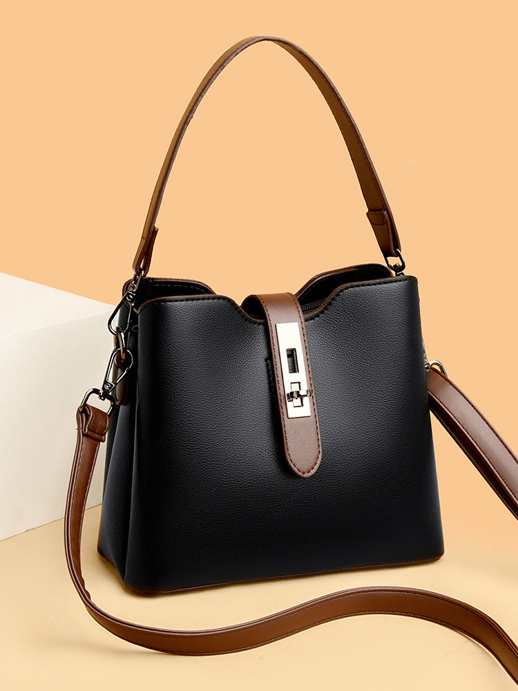 New Fashion All-matching Soft Leather Mother Bag