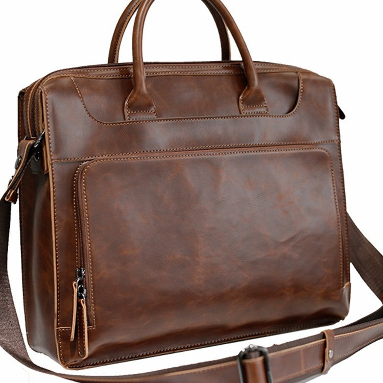 Genuine Leather New Men's Handbag