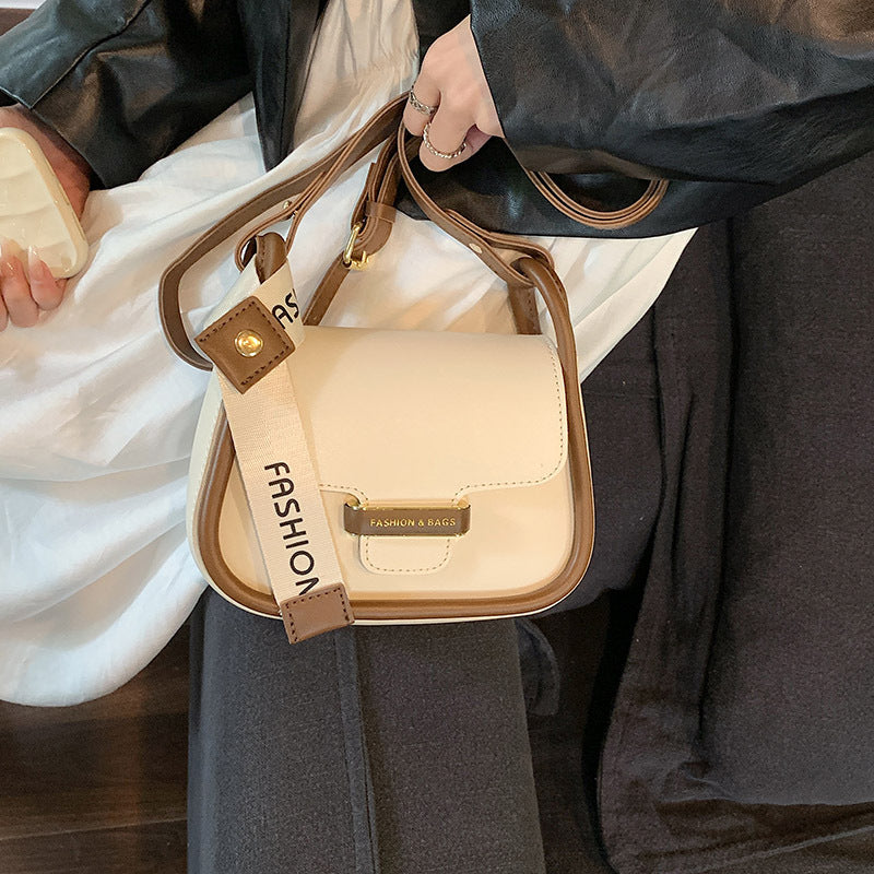 Fashion Summer Contrast Color Simple Casual One-shoulder Crossboby Bag
