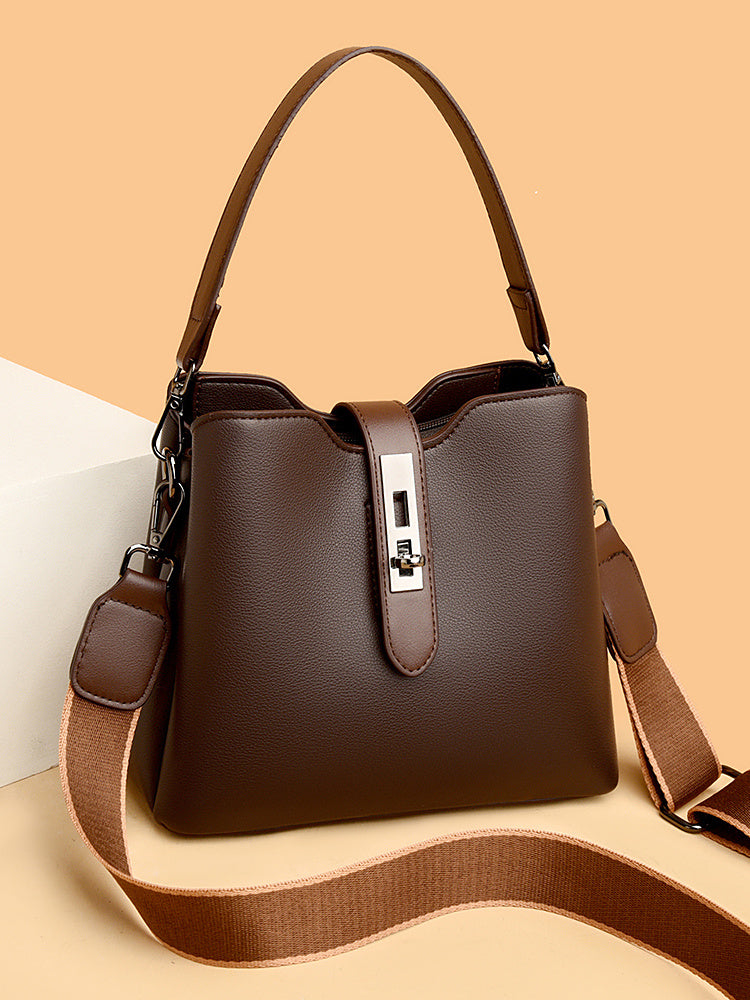 New Fashion All-matching Soft Leather Mother Bag