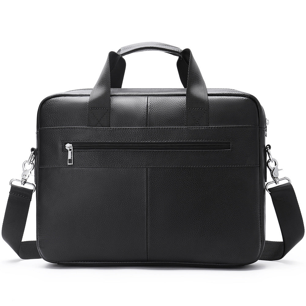 Men's Business Cowhide Laptop Bag