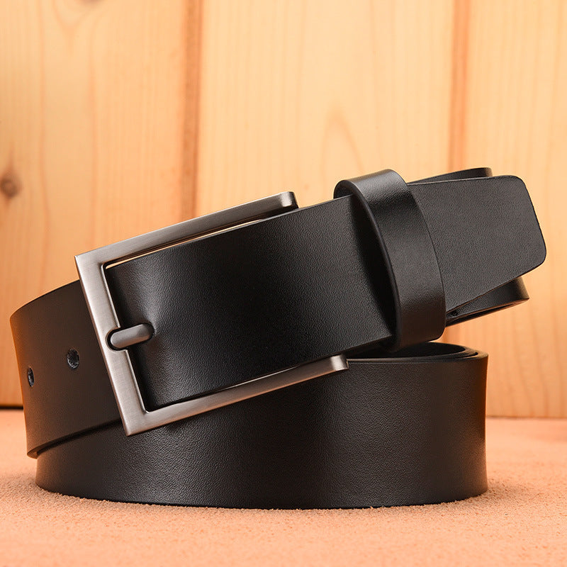 Leather Casual Pin Buckle Leather Belt Men's